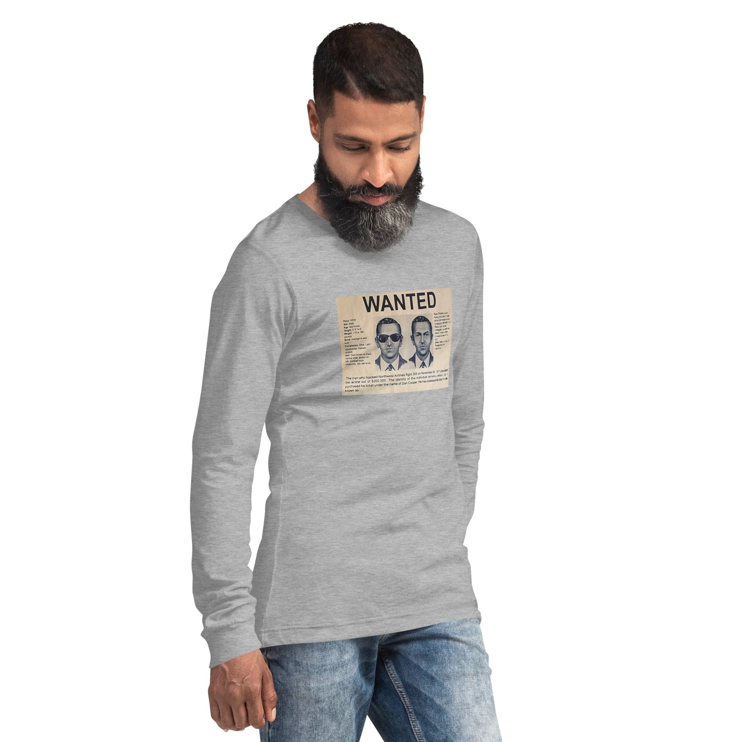 D B Cooper - Unisex Long Sleeve Tee - Souled Out World