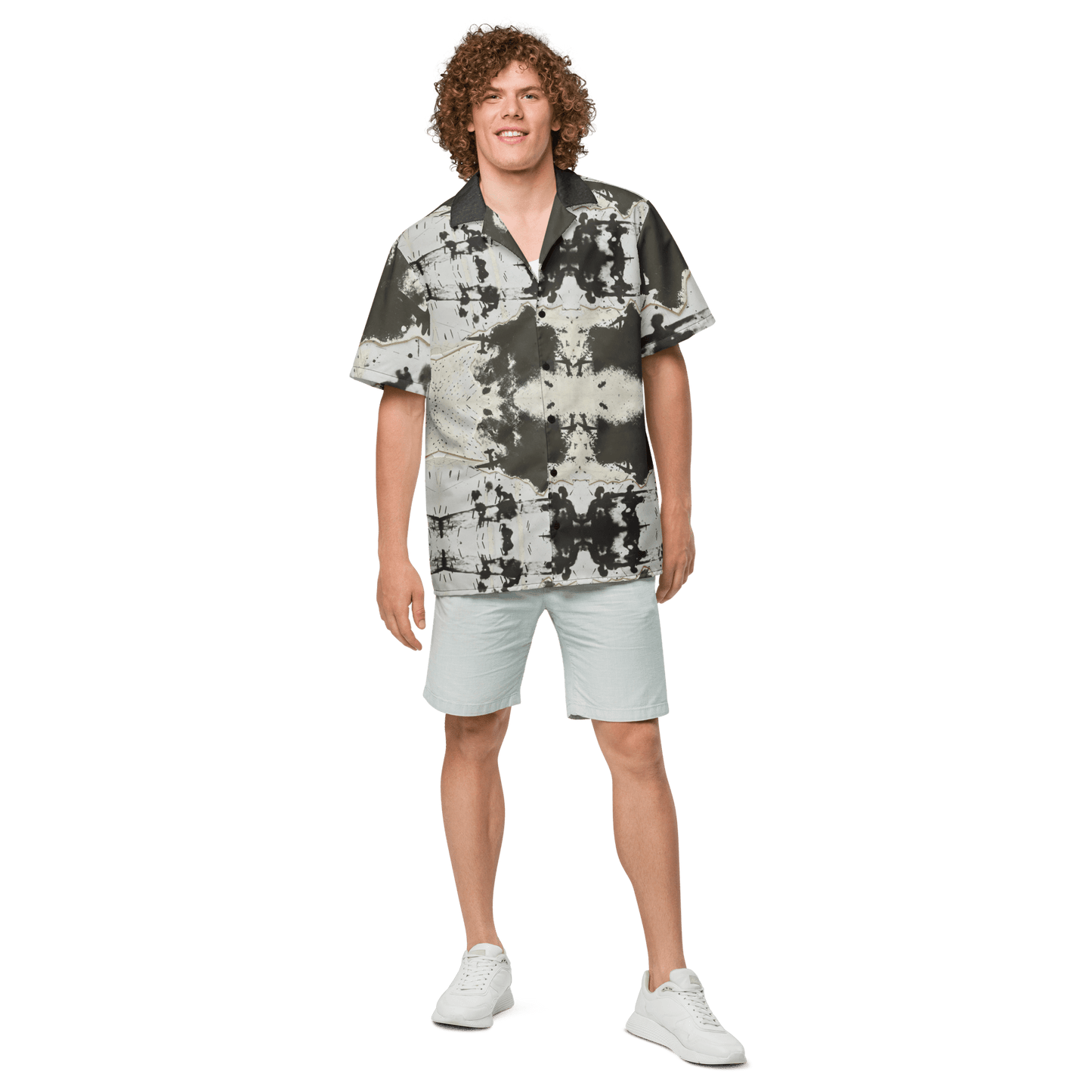 Destruction Lines - Unisex button shirt - Souled Out World