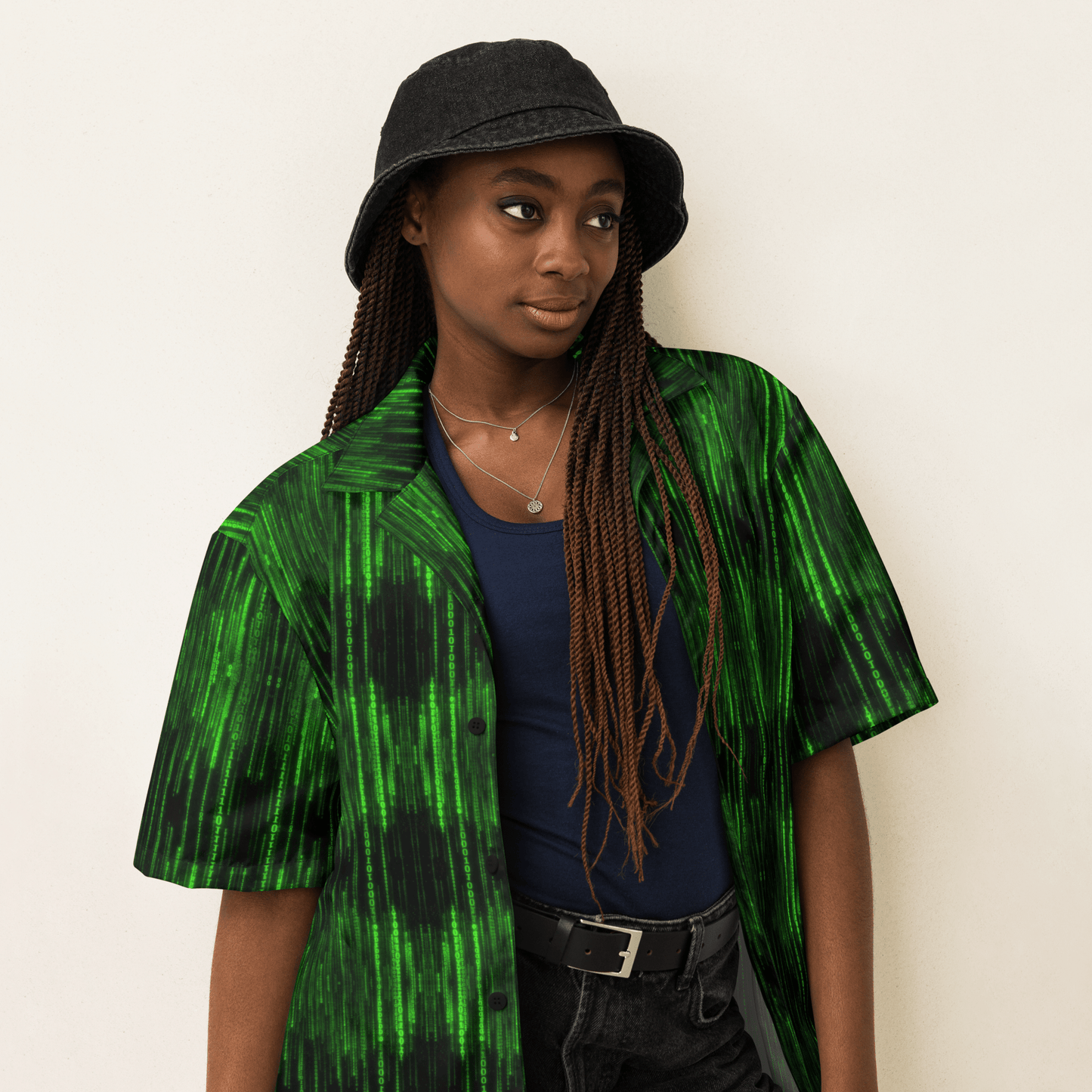 Falling Code - Unisex button shirt - Souled Out World