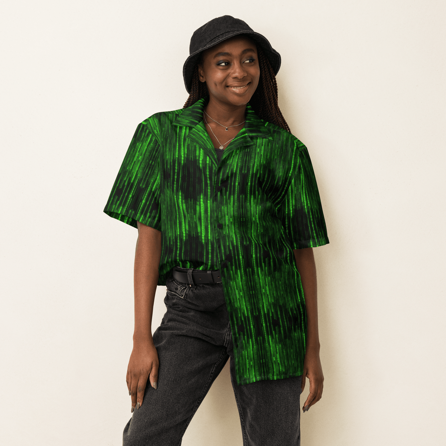 Falling Code - Unisex button shirt - Souled Out World