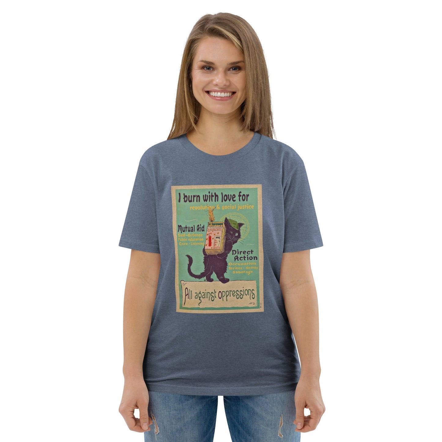 I Burn With Love - Unisex organic cotton t-shirt - Souled Out World