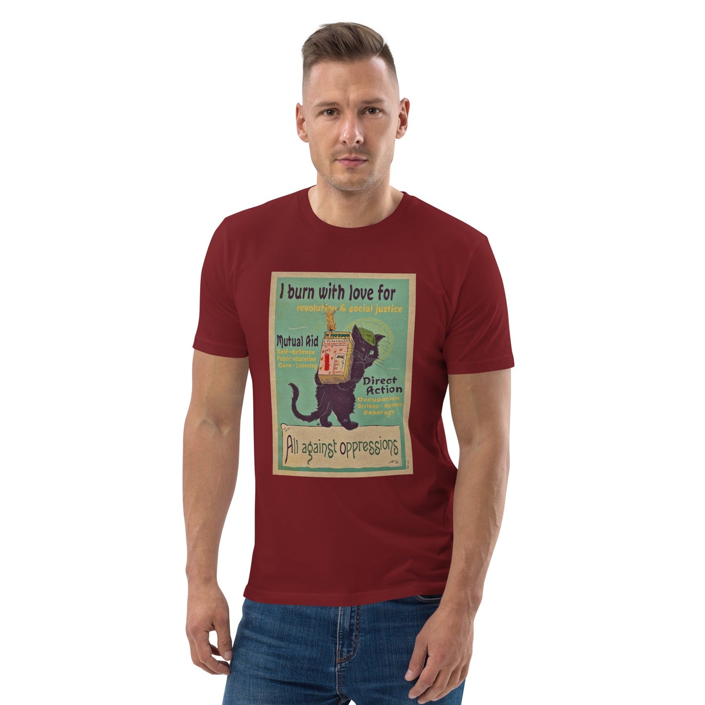 I Burn With Love - Unisex organic cotton t-shirt - Souled Out World