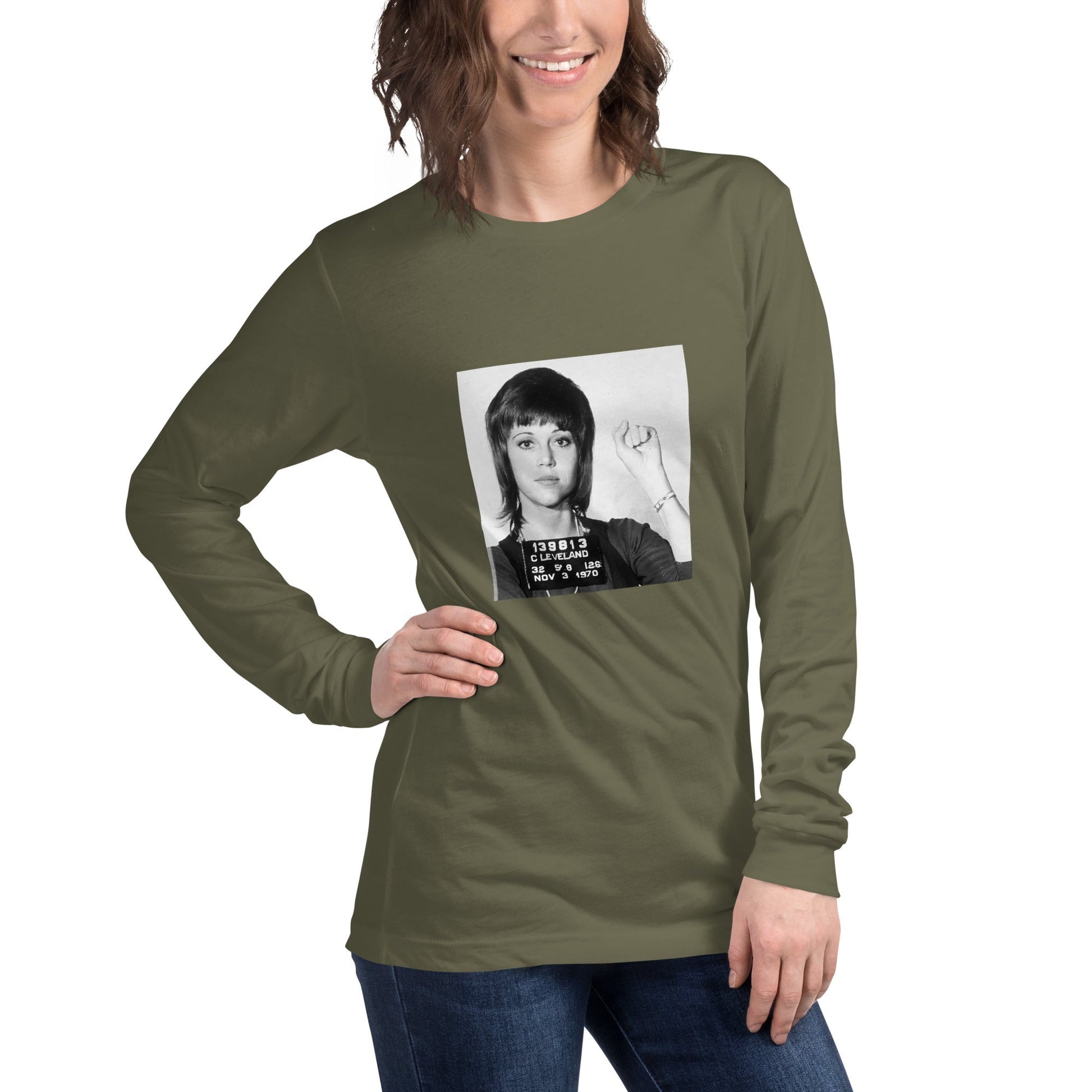 Jane Fonda - Unisex Long Sleeve Tee - Souled Out World