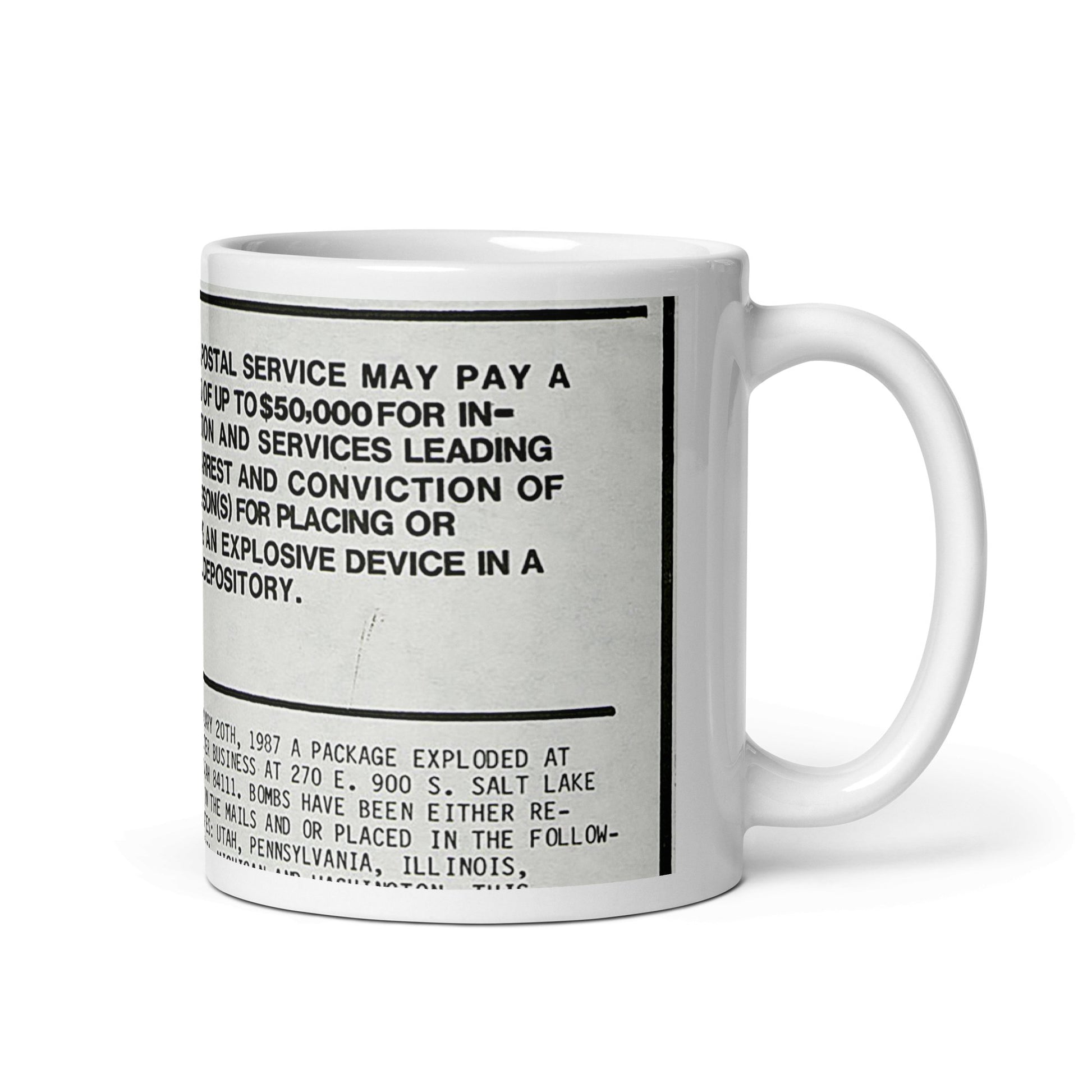 Unabomber - glossy mug - Souled Out World