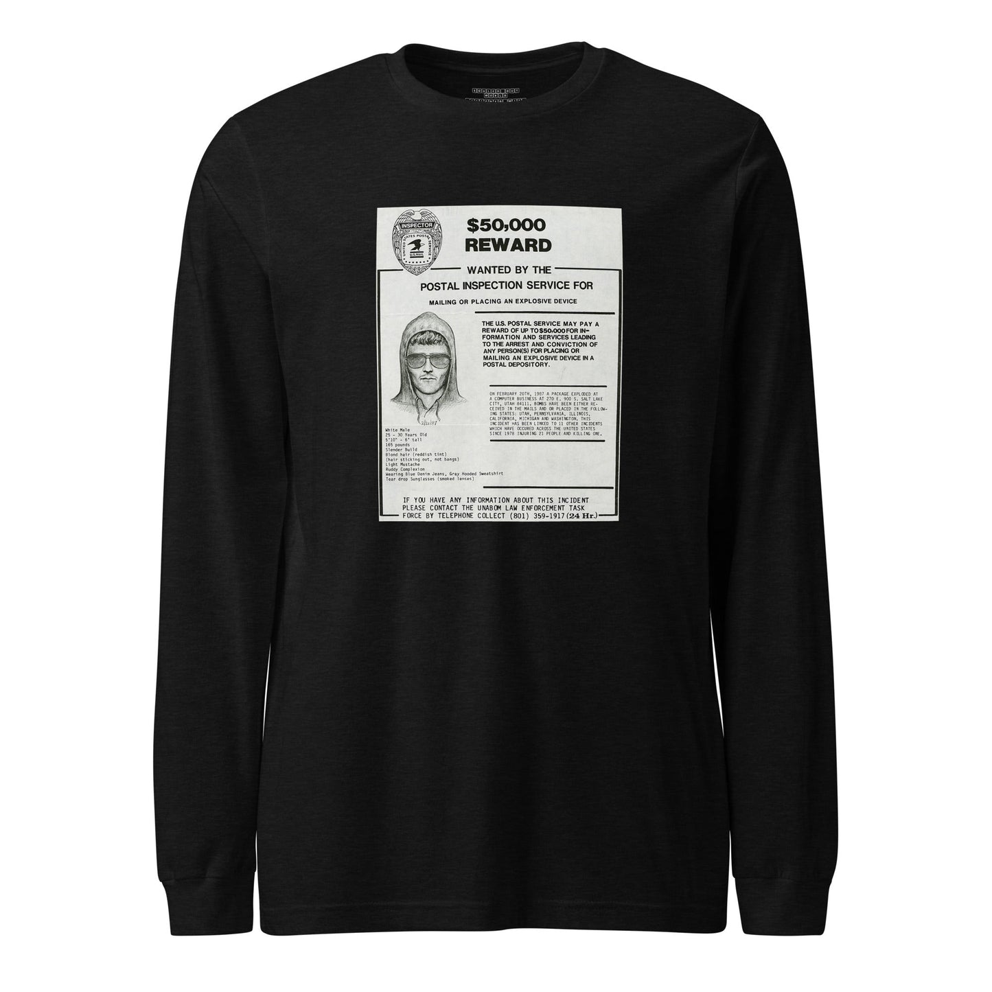Unabomber - Unisex Long Sleeve Tee - Souled Out World