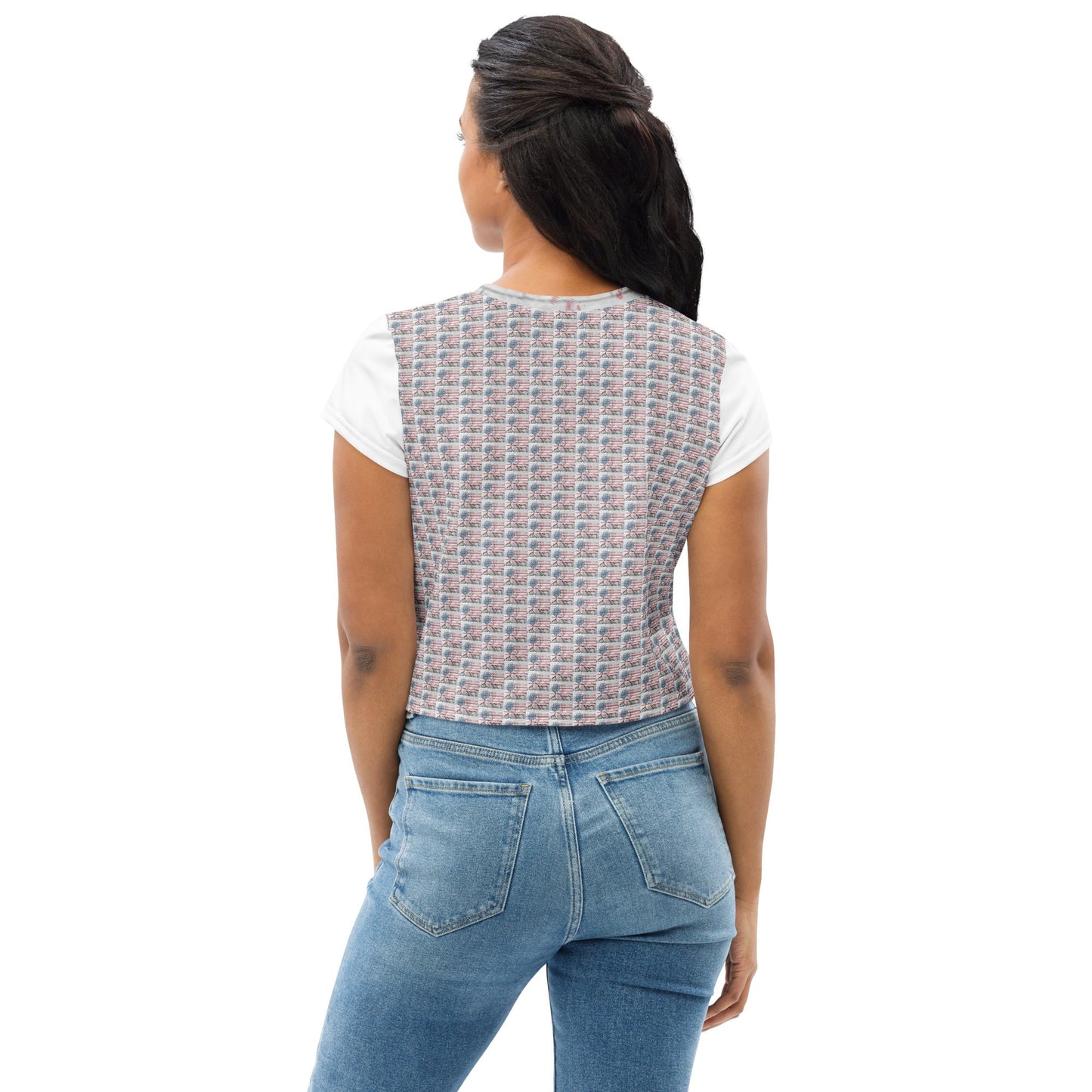 Angela Davis All-Over Print Crop T-Shirt - Souled Out World