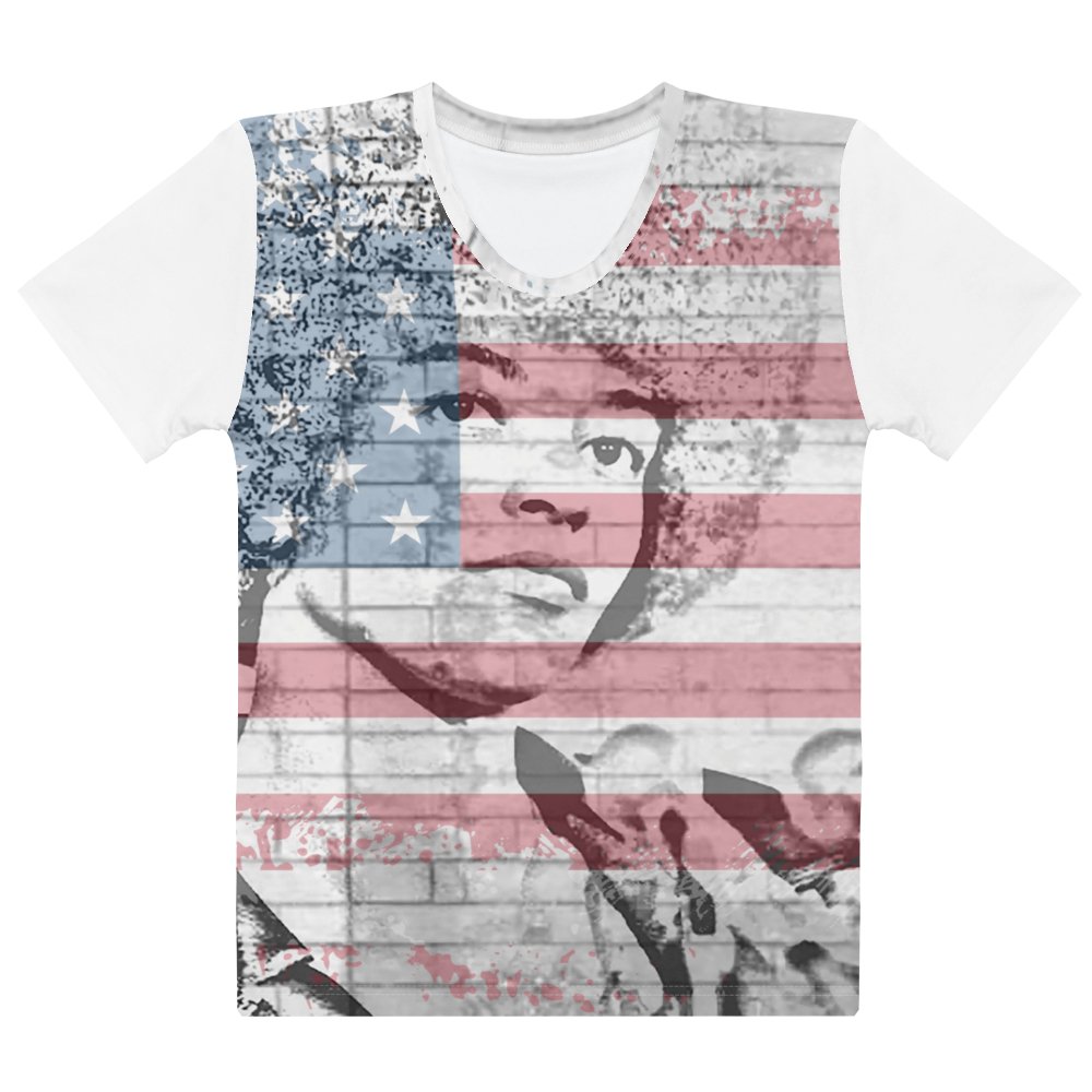 Angela Davis All-Over Print Women's T-shirt - Souled Out World