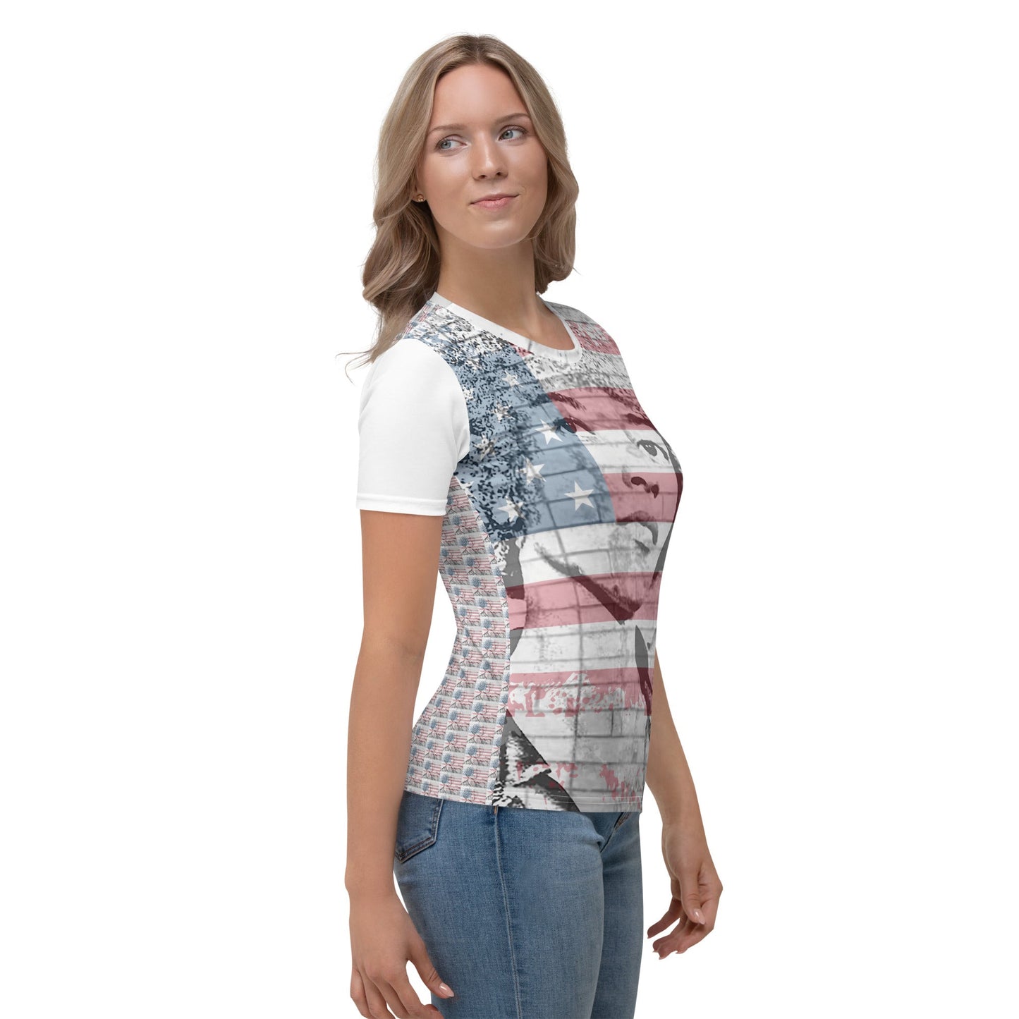 Angela Davis All-Over Print Women's T-shirt - Souled Out World