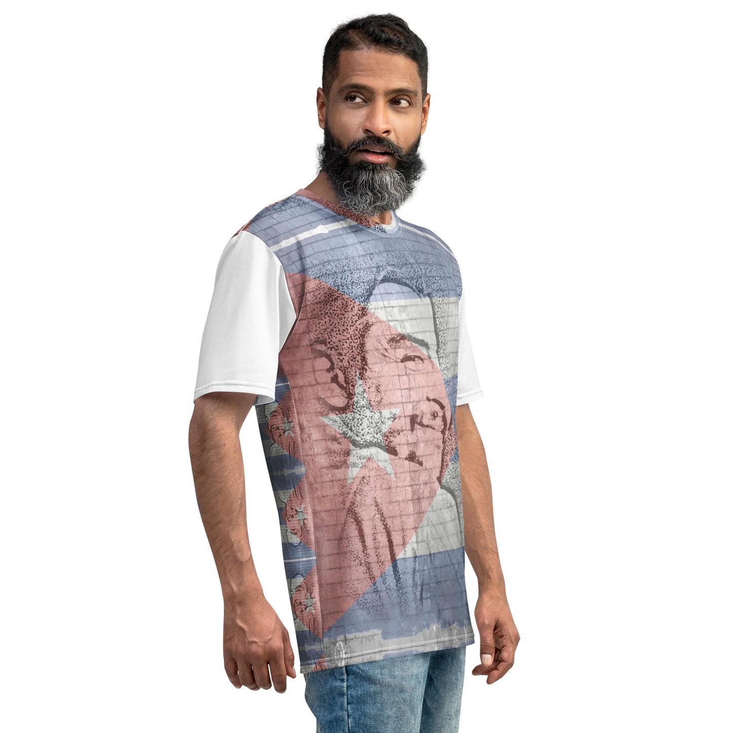 Che Guevara All-Over Print Men's Crew Neck T-Shirt - Souled Out World