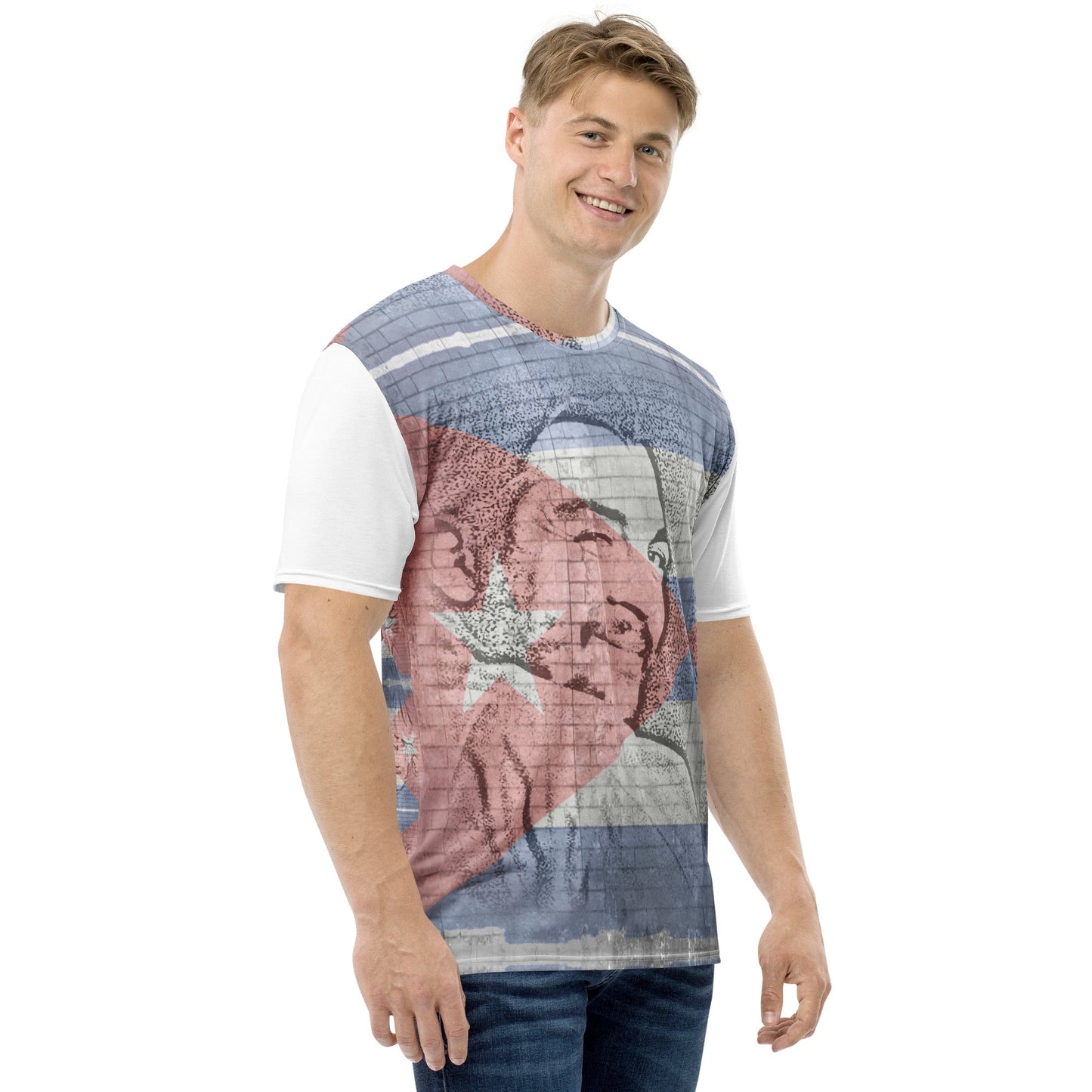 Che Guevara All-Over Print Men's Crew Neck T-Shirt - Souled Out World