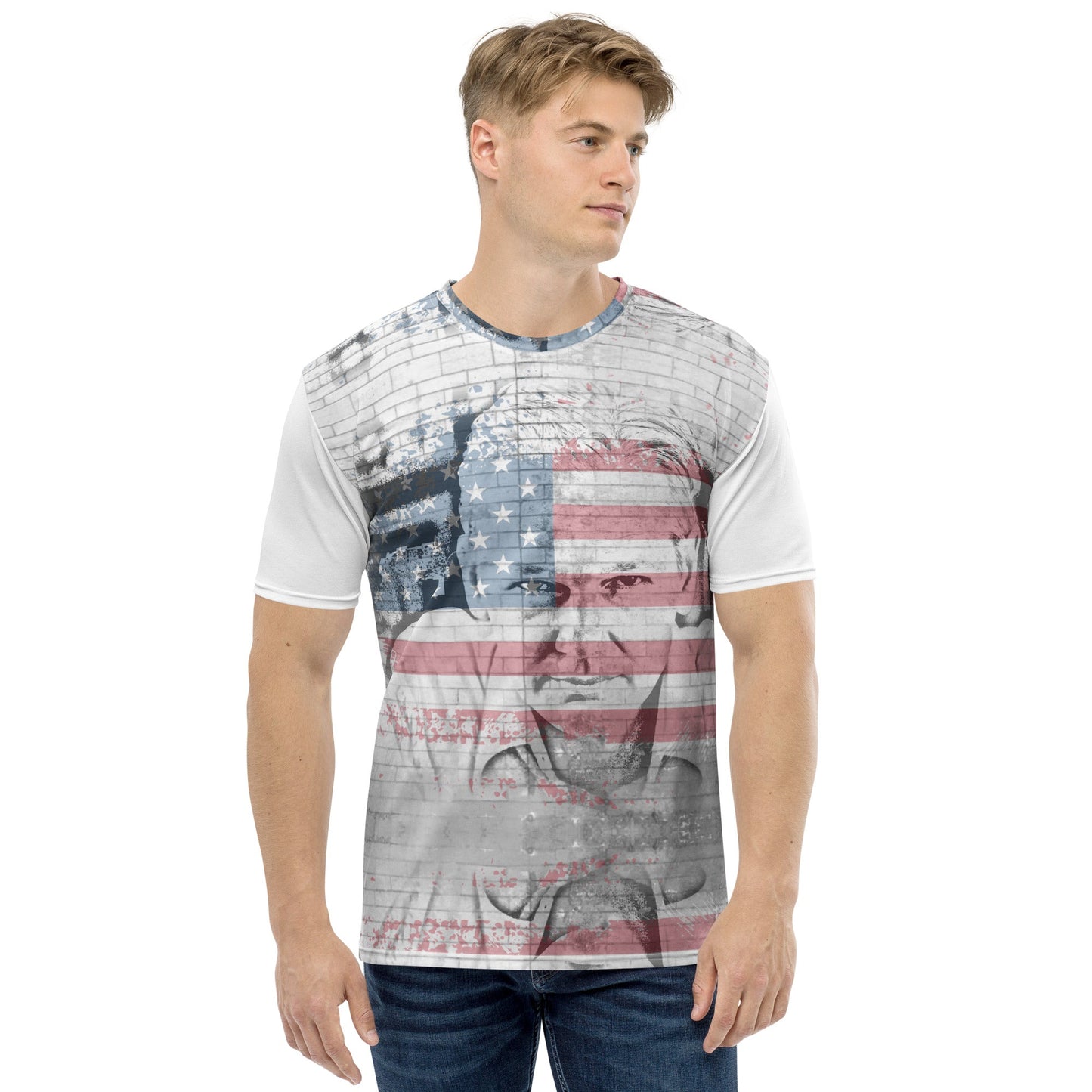 Julian Assange All-Over Print Men's Crew Neck T-Shirt - Souled Out World