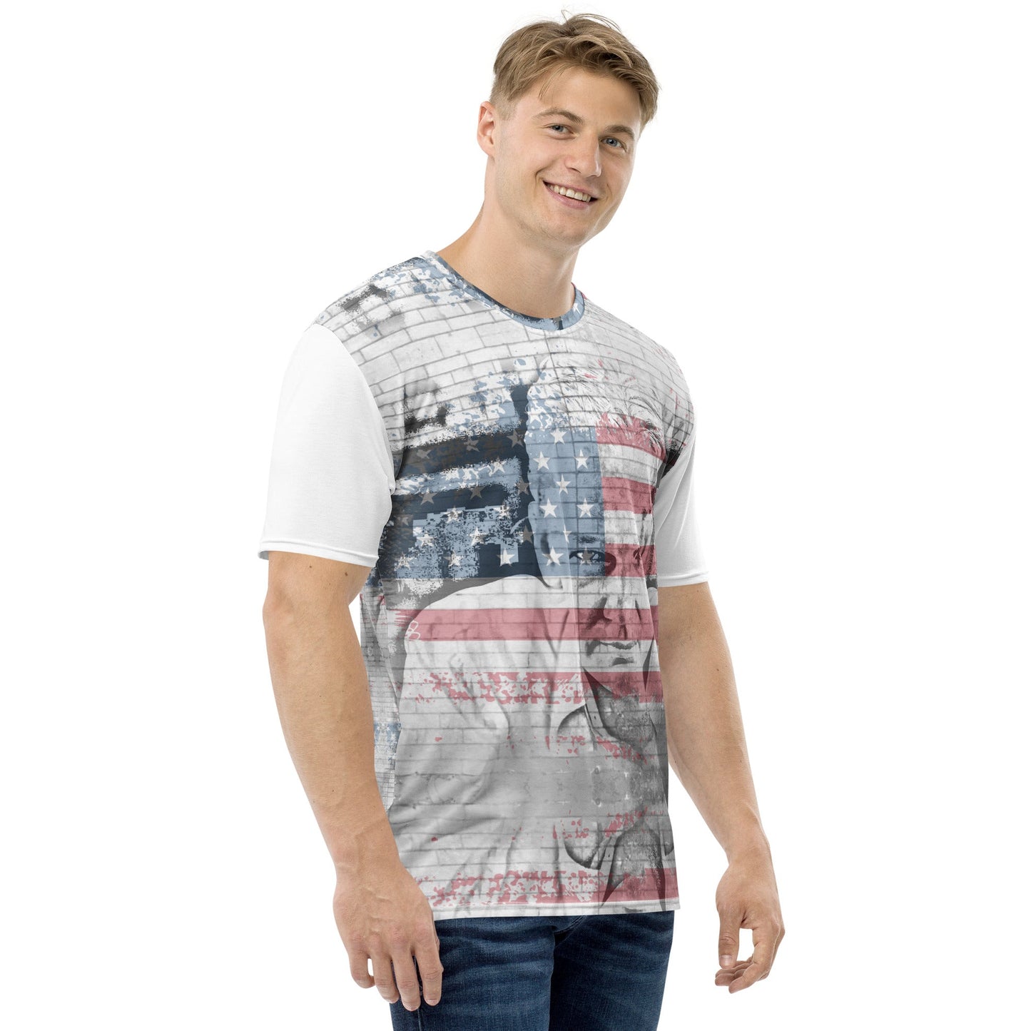Julian Assange All-Over Print Men's Crew Neck T-Shirt - Souled Out World