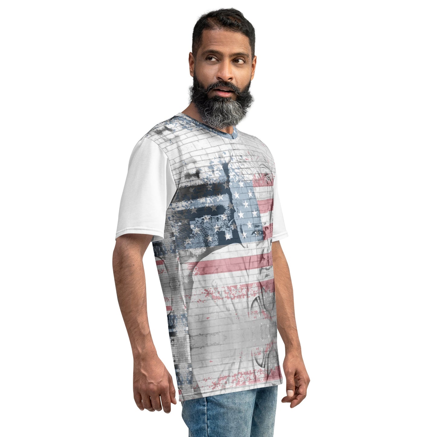 Julian Assange All-Over Print Men's Crew Neck T-Shirt - Souled Out World