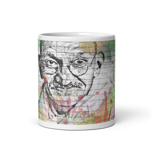Mahatma Gandhi glossy mug - Souled Out World