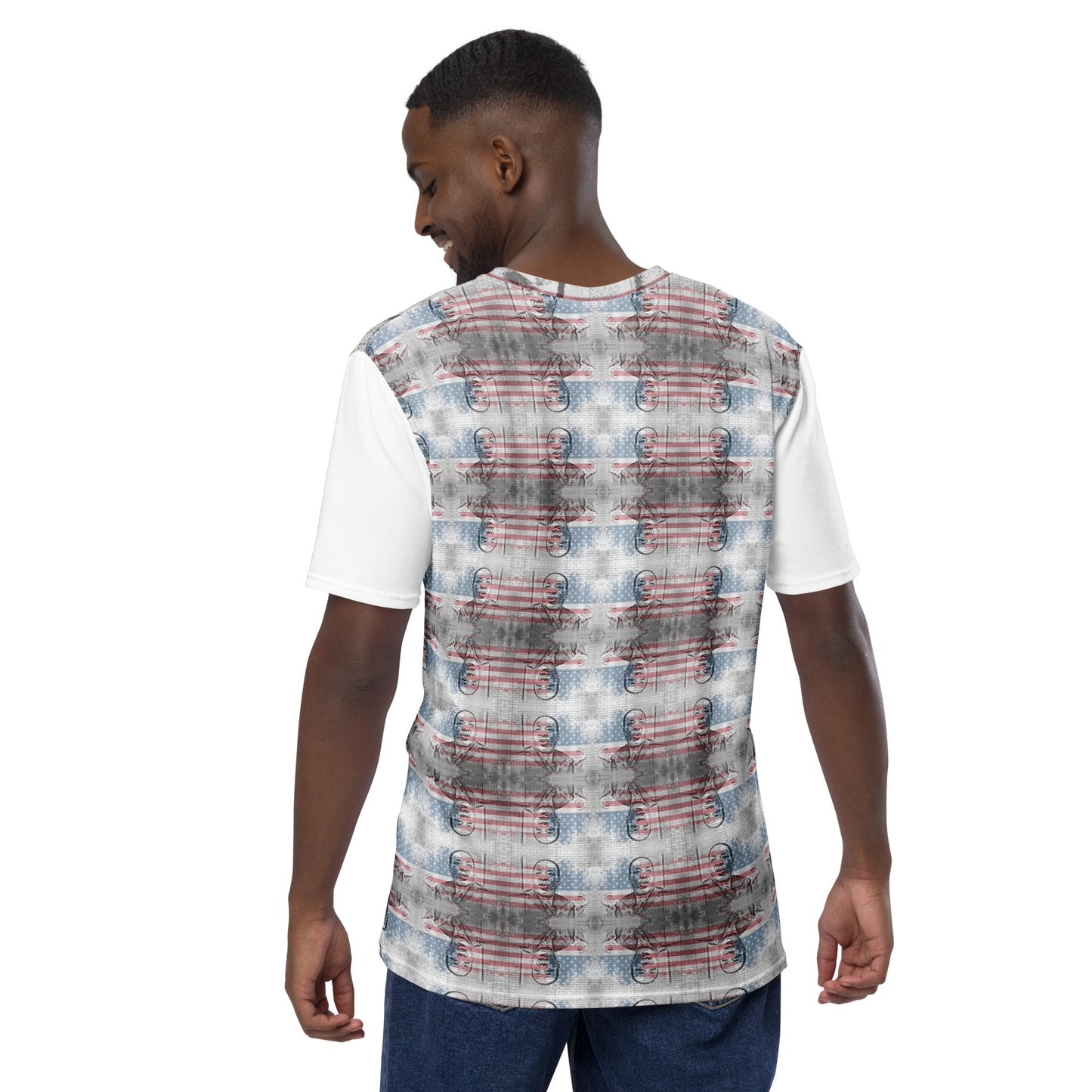 Martin Luther King Jr. All-Over Print Men's Crew Neck T-Shirt - Souled Out World