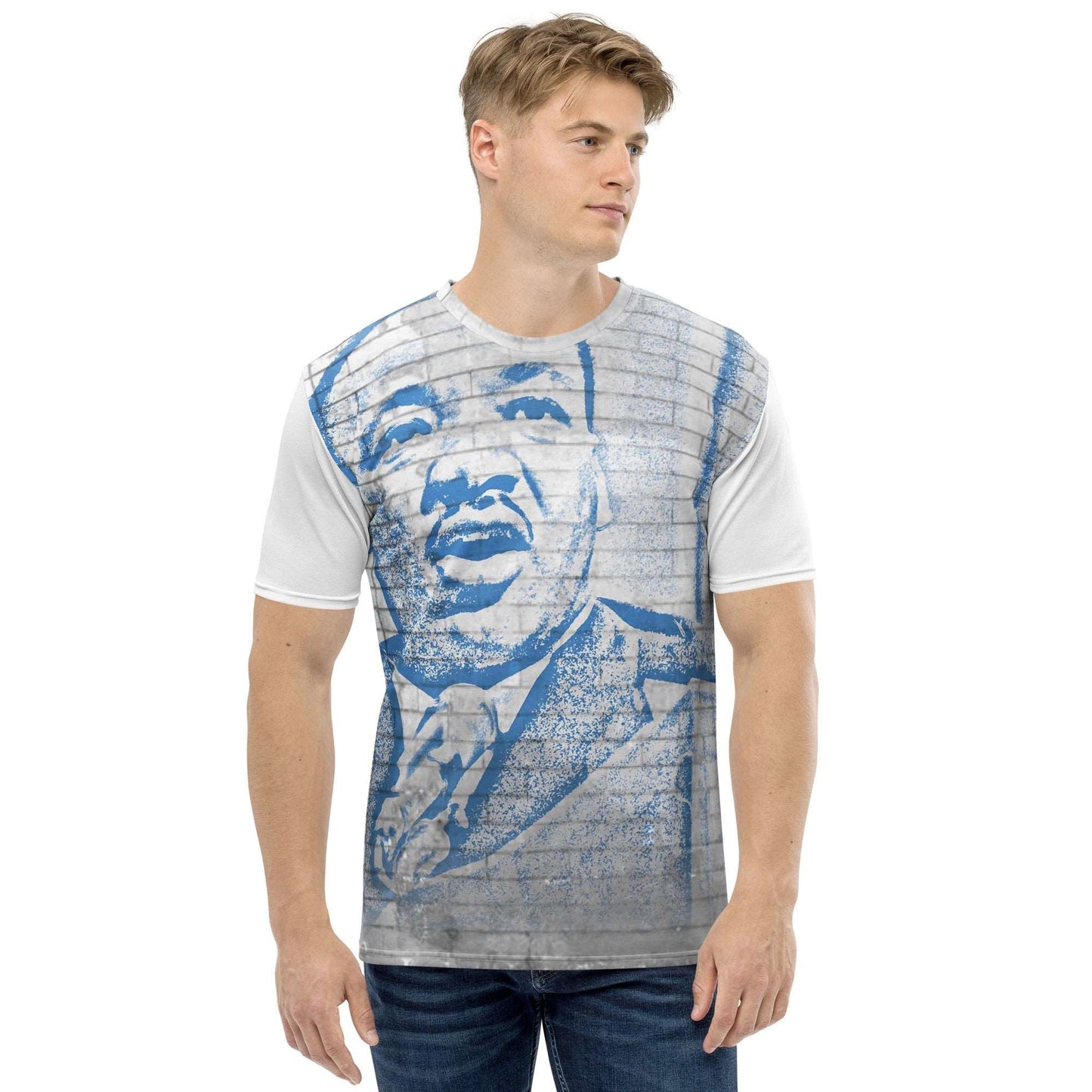 Martin Luther King Jr. All-Over Print Men's Crew Neck T-Shirt - Souled Out World