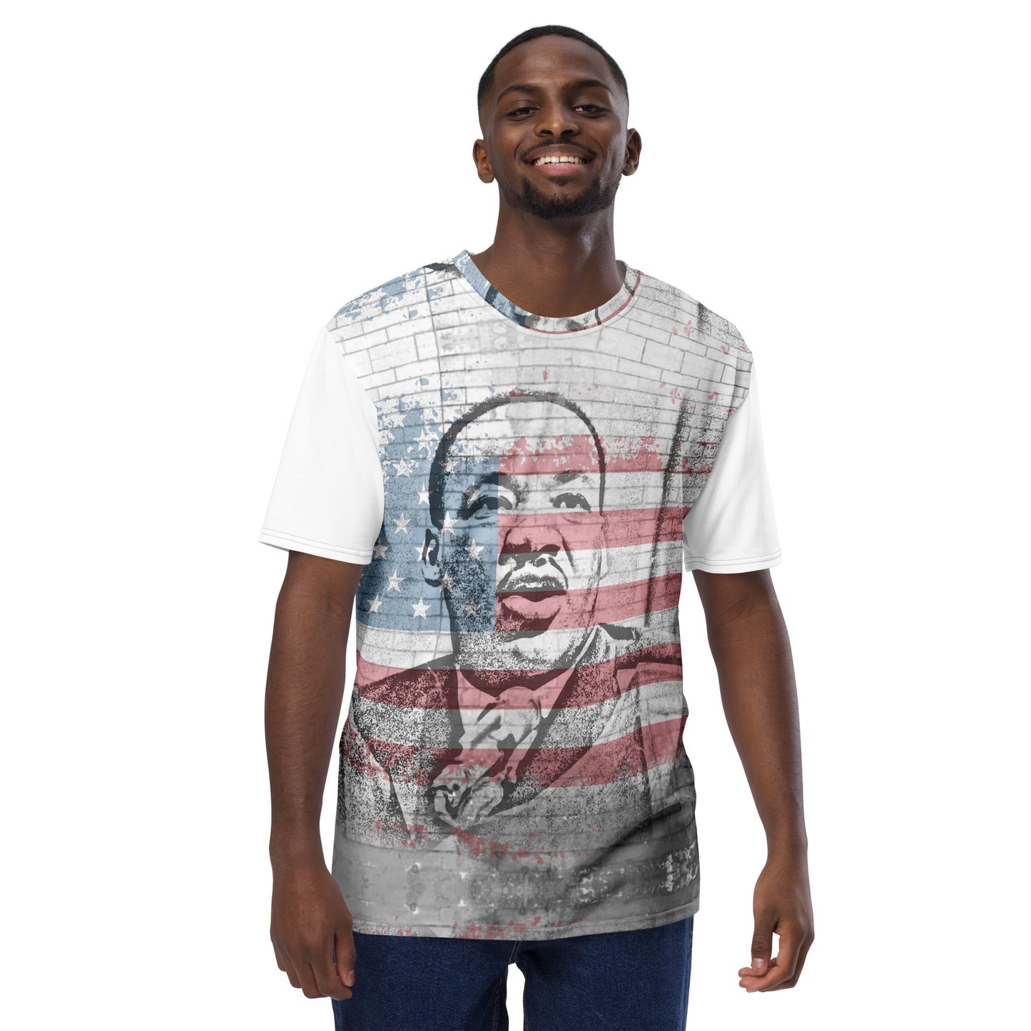 Martin Luther King Jr. All-Over Print Men's Crew Neck T-Shirt - Souled Out World
