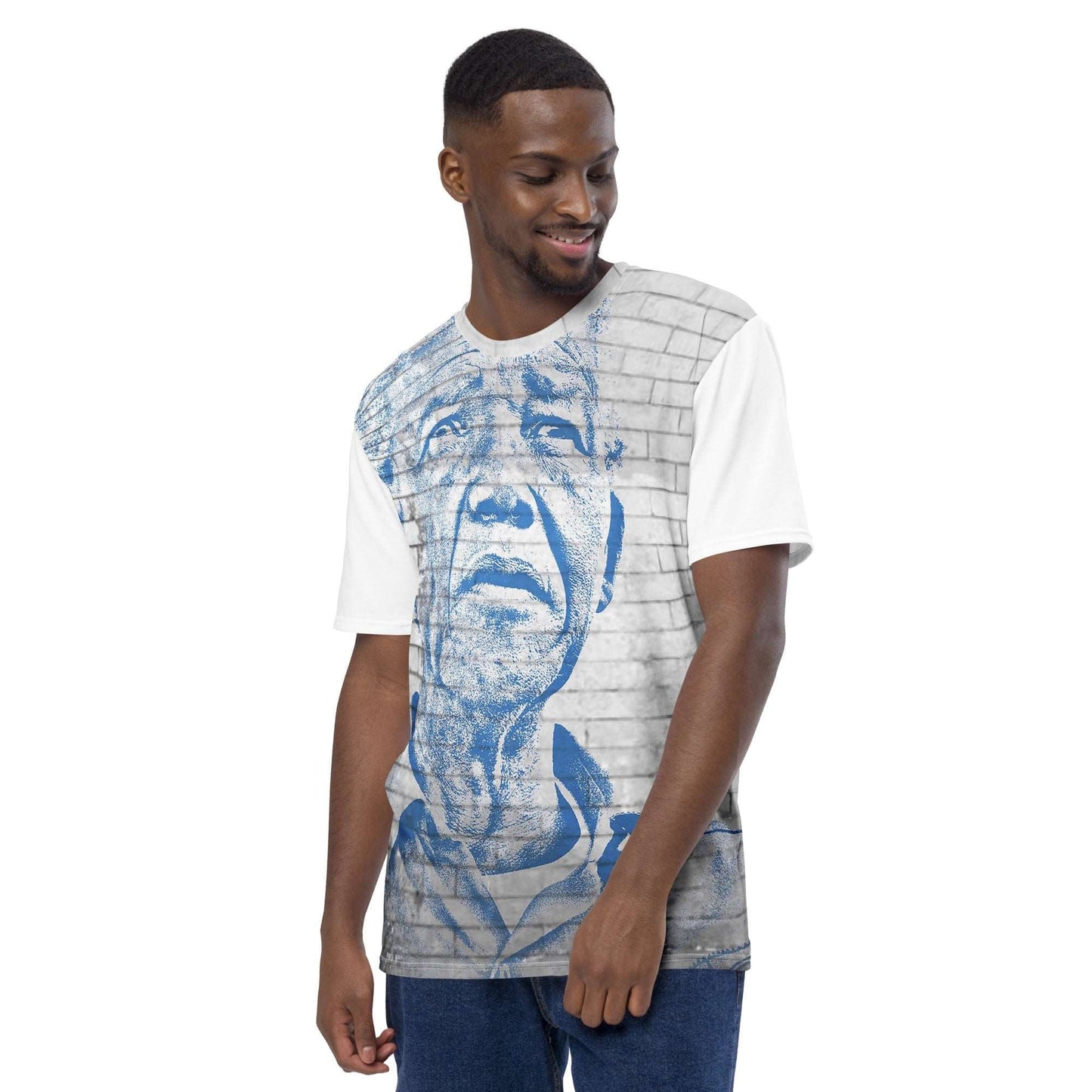 Nelson Mandela All-Over Print Men's Crew Neck T-Shirt - Souled Out World