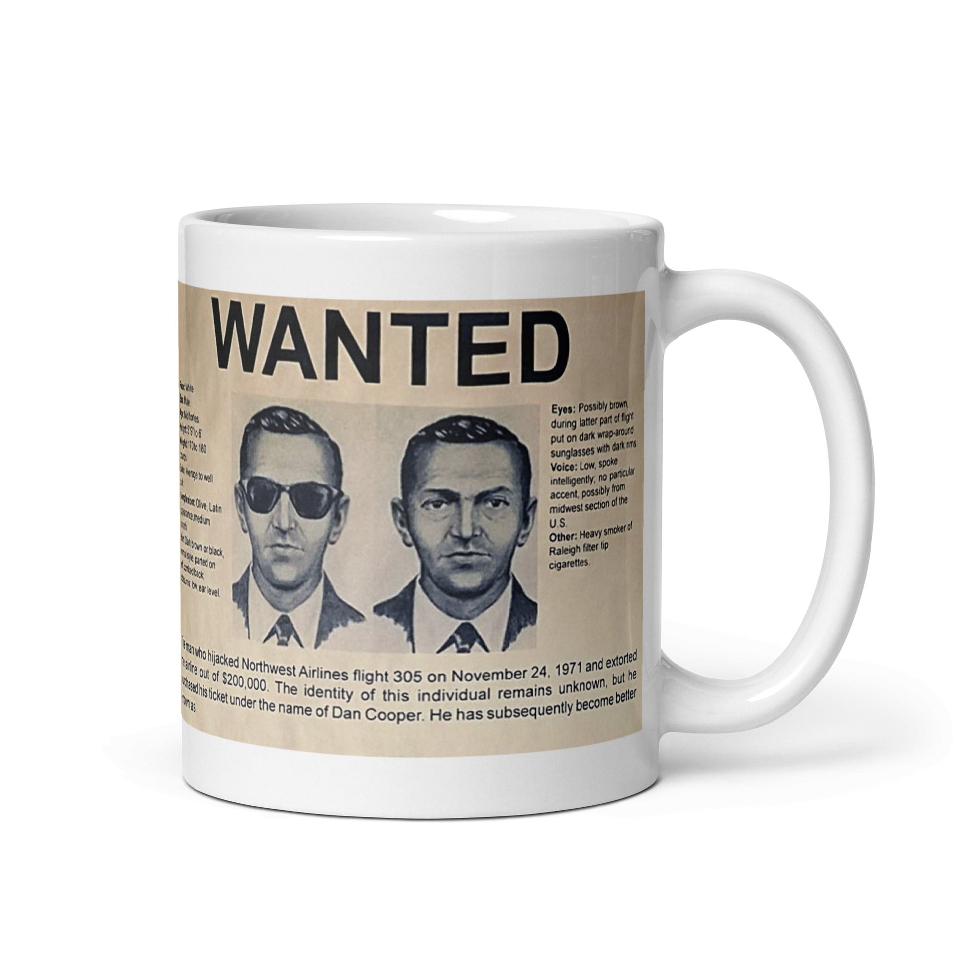 D. B. Cooper - glossy mug - Souled Out World