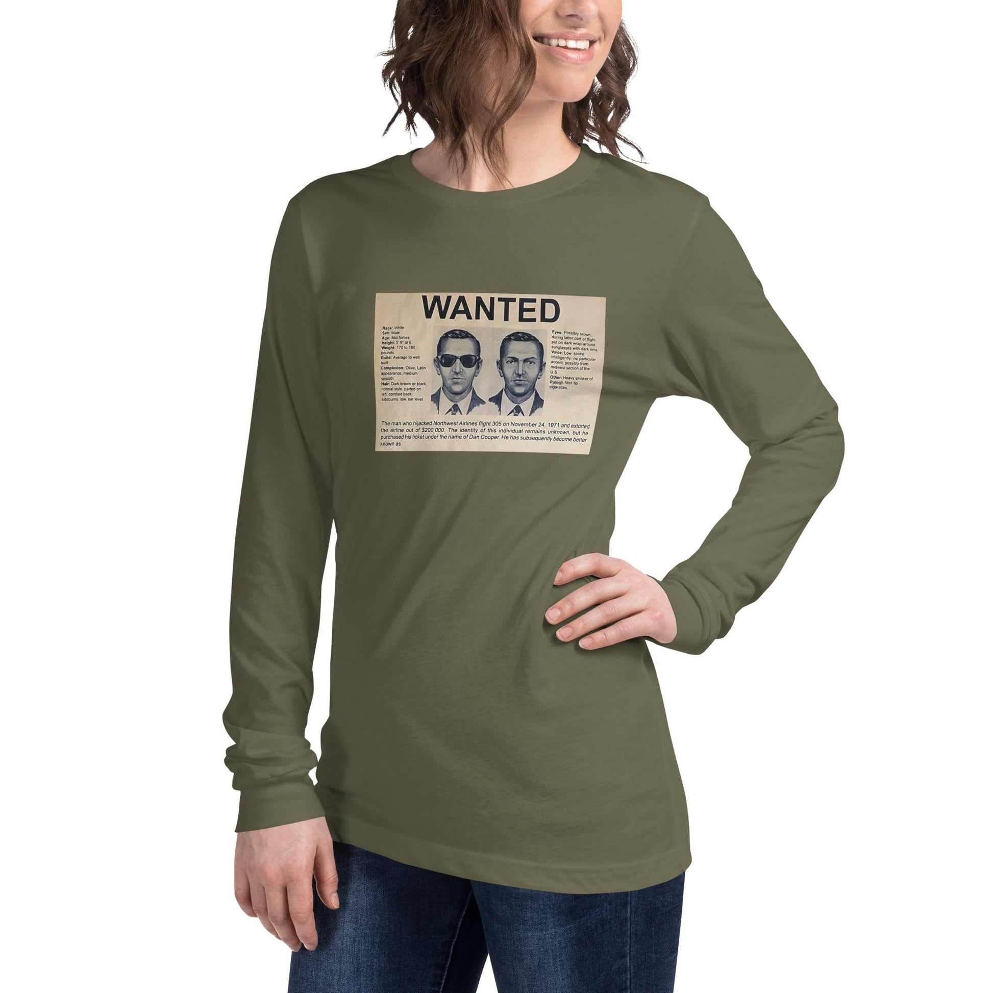 D B Cooper - Unisex Long Sleeve Tee - Souled Out World