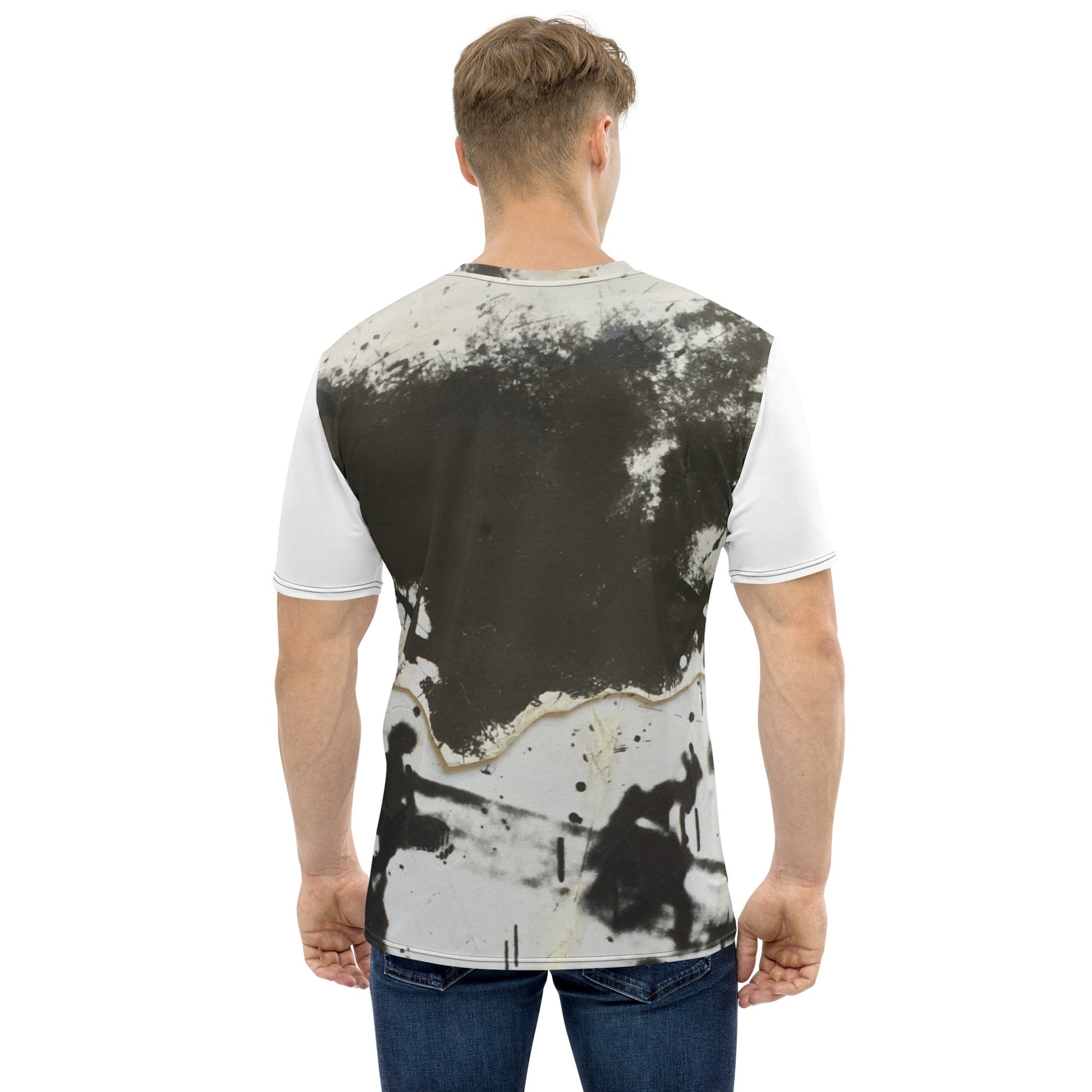 Destruction Lines - All - Over Print Men's Crew Neck T-Shirt - Souled Out World