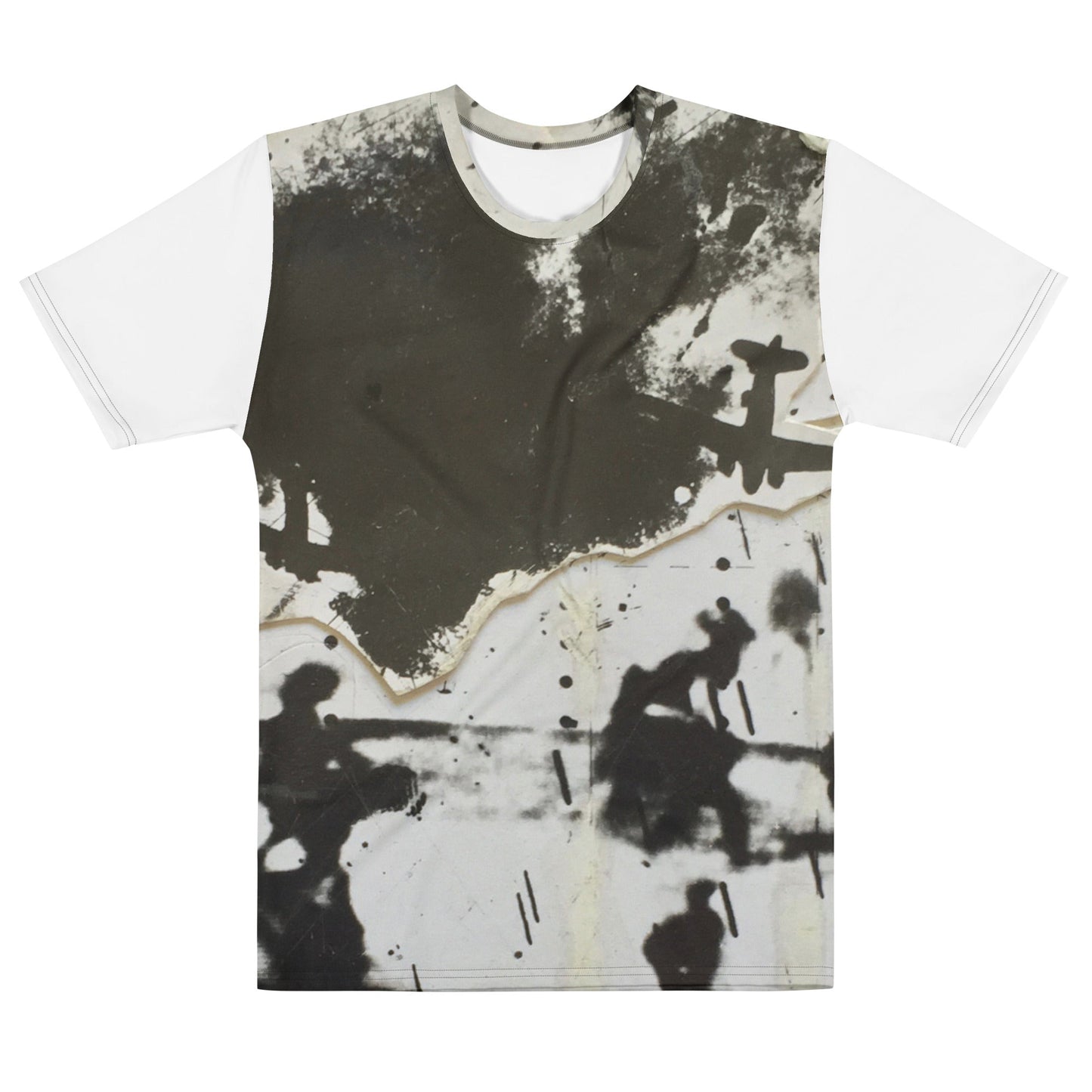 Destruction Lines - All - Over Print Men's Crew Neck T-Shirt - Souled Out World