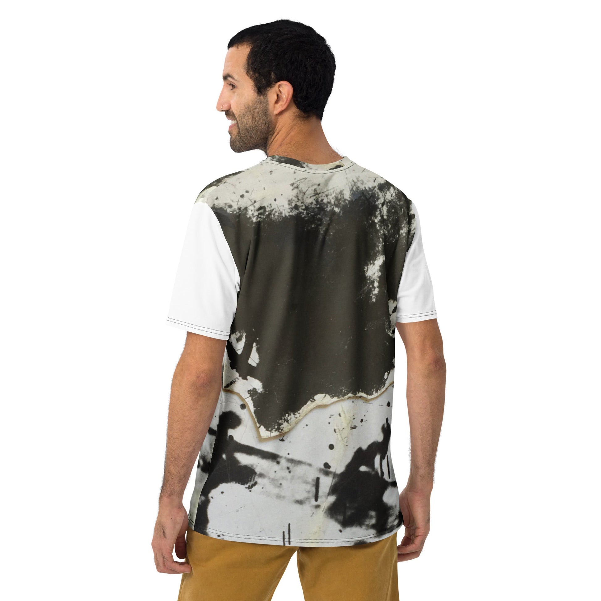 Destruction Lines - All - Over Print Men's Crew Neck T-Shirt - Souled Out World