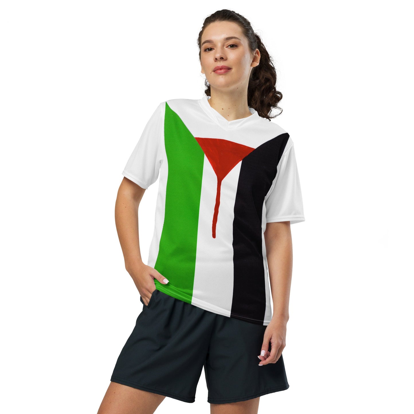 Gaza Strip - Recycled unisex sports jersey - Souled Out World