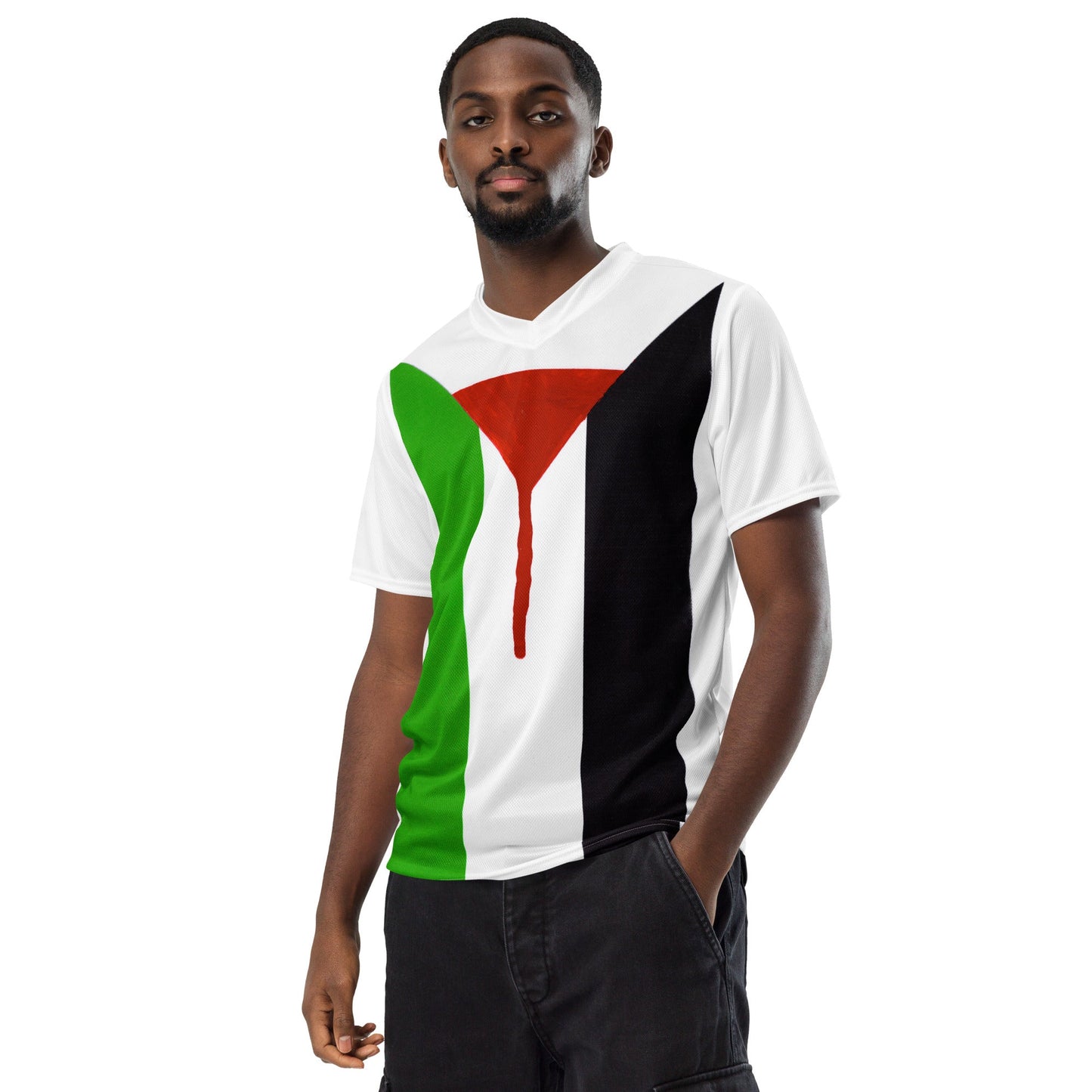 Gaza Strip - Recycled unisex sports jersey - Souled Out World