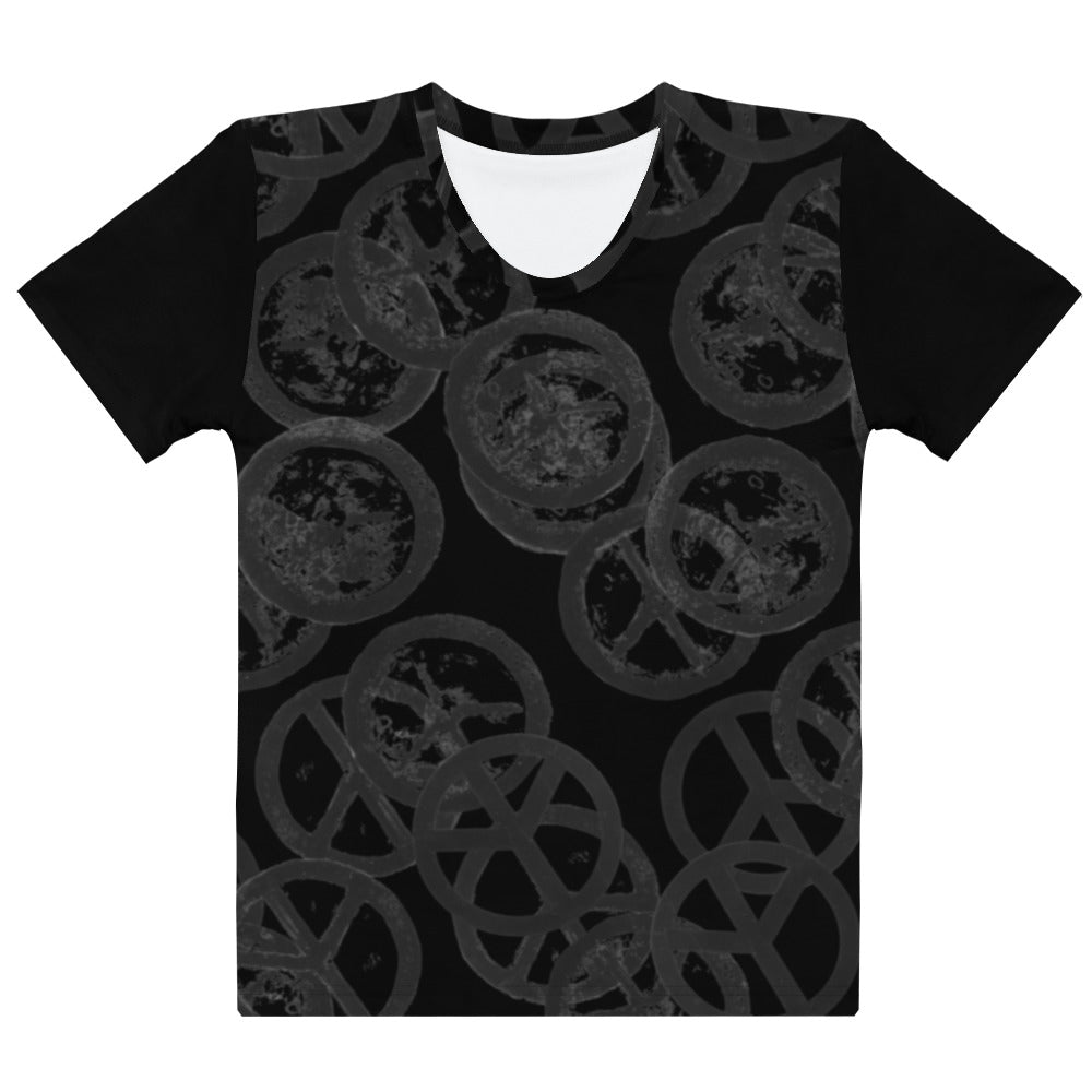 Hiroshima Clock - Black All - Over Print Women's T-shirt - Souled Out World