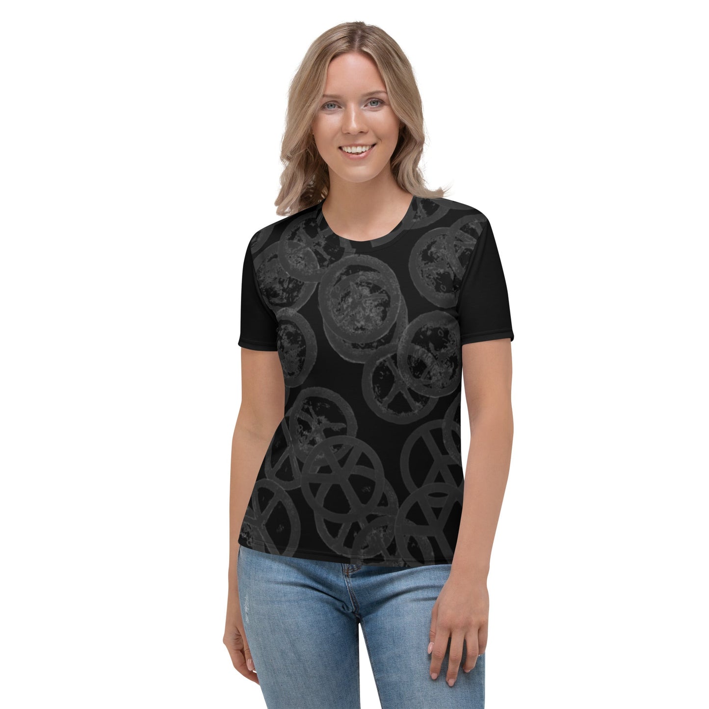 Hiroshima Clock - Black All - Over Print Women's T-shirt - Souled Out World