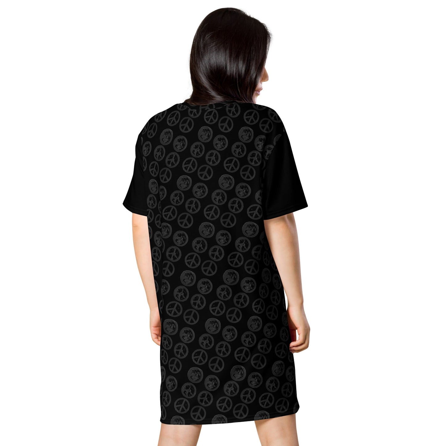 Hiroshima Clock - Black - T-shirt dress - Souled Out World