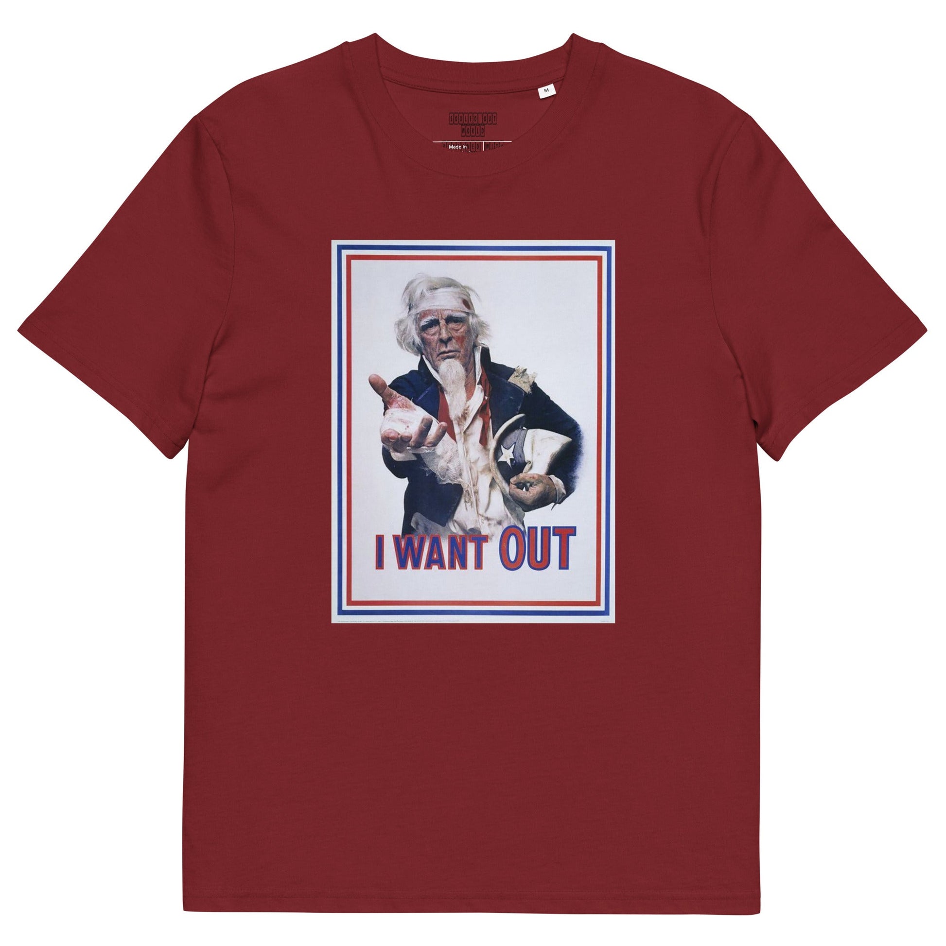 I Want Out - Unisex organic cotton t-shirt - Souled Out World