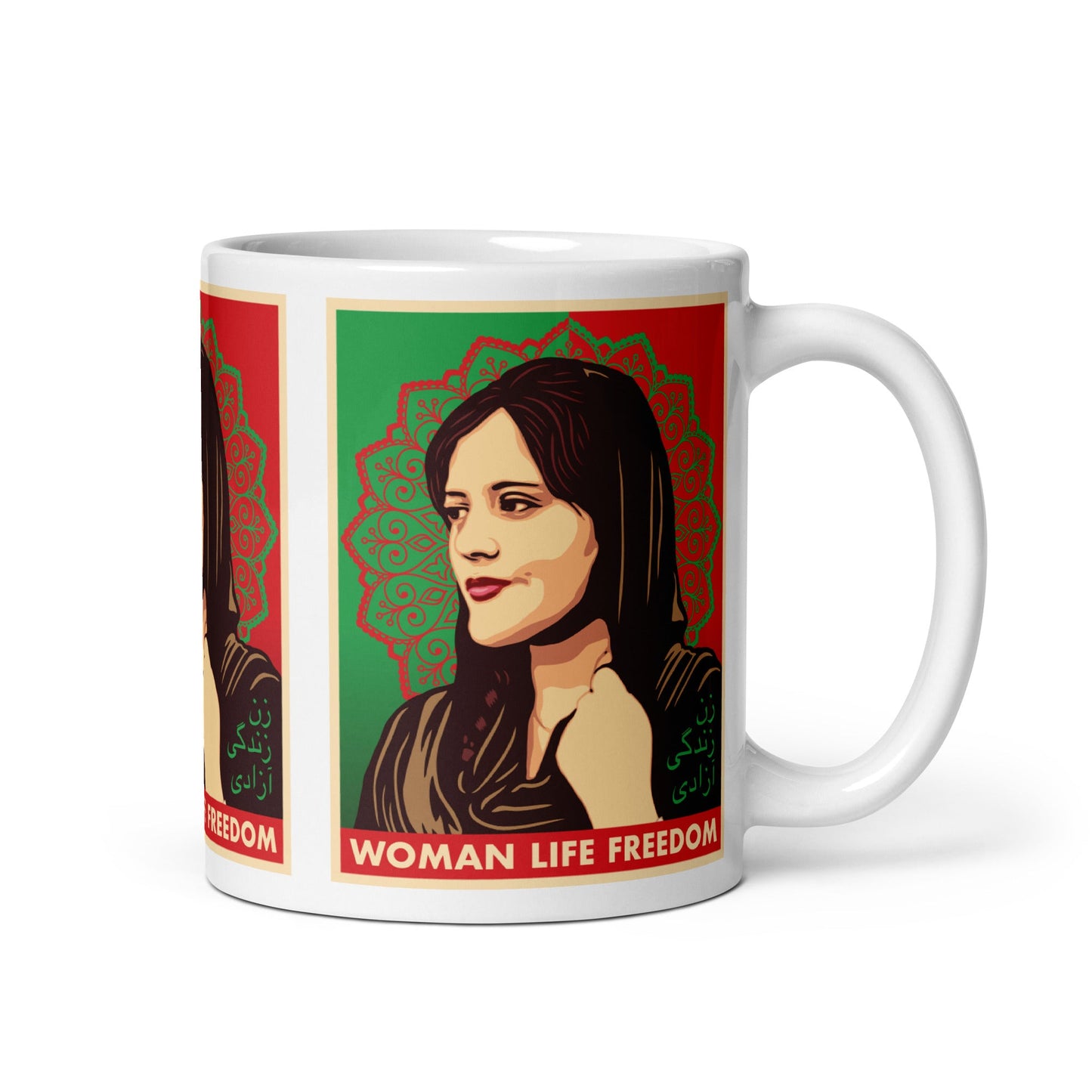 Mahsa Amini - glossy mug - Souled Out World