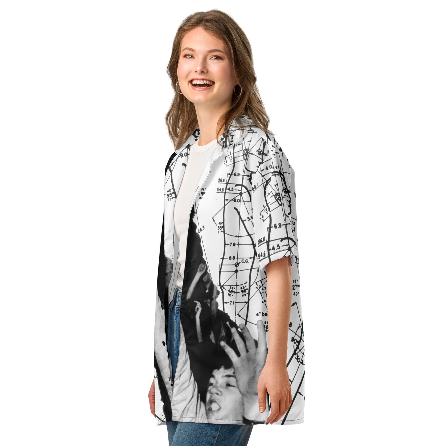 Rose Diagrams - Unisex button shirt - Souled Out World