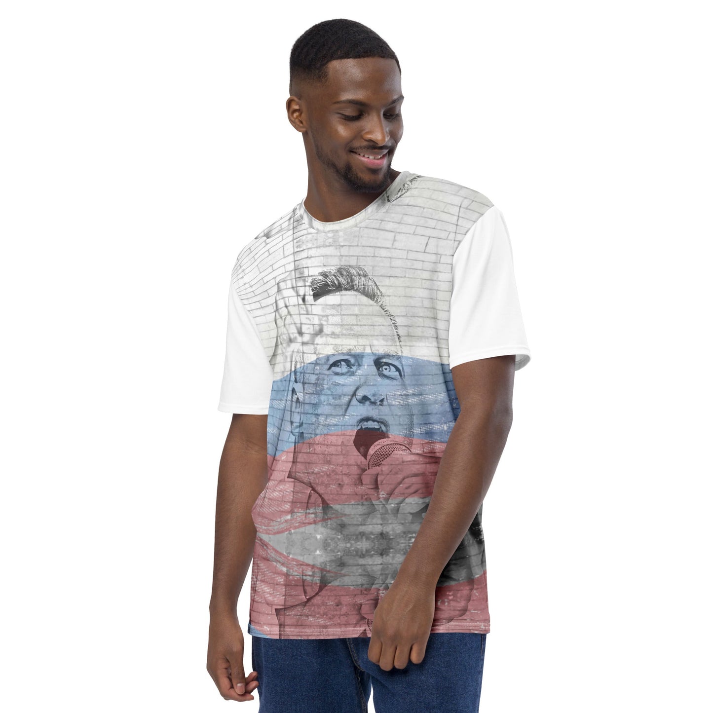 Alexei Navalny All-Over Print Men's Crew Neck T-Shirt - Souled Out World