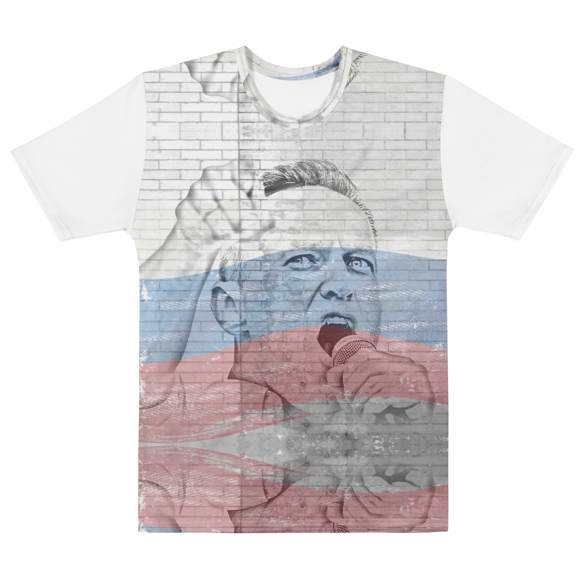 Alexei Navalny All-Over Print Men's Crew Neck T-Shirt - Souled Out World