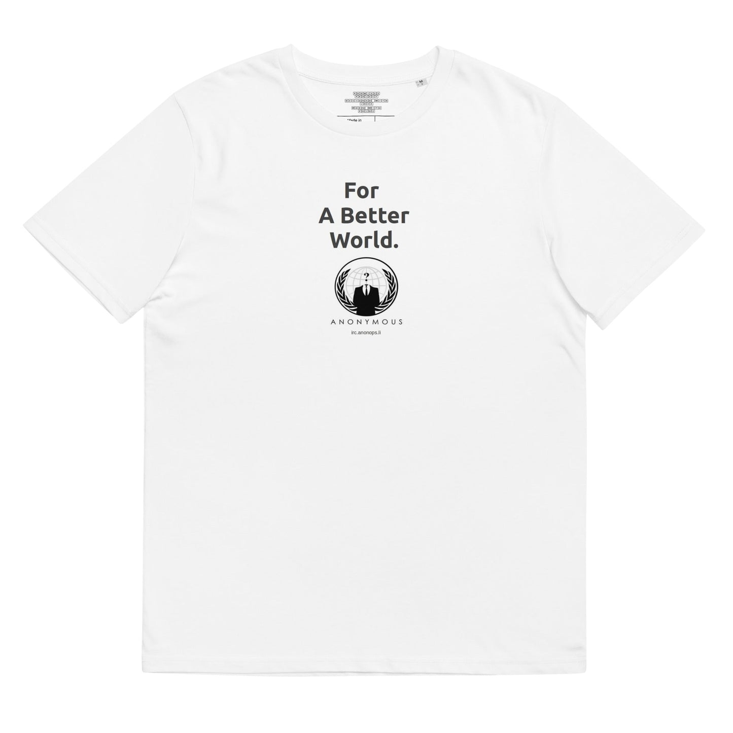 For a Better World - Unisex organic cotton t-shirt - Souled Out World