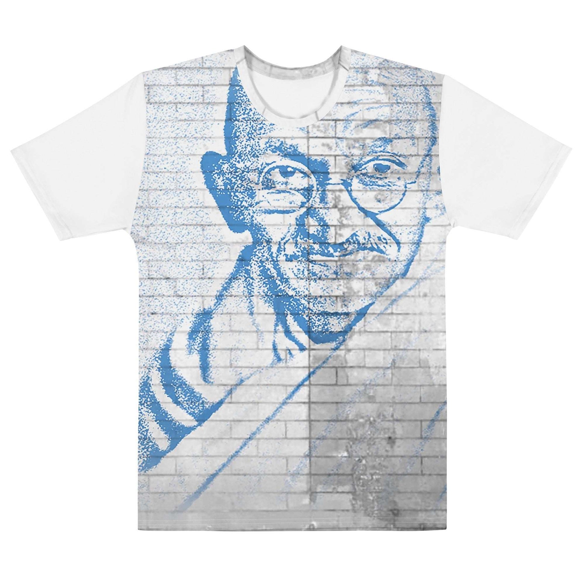 Mahatma Gandhi All-Over Print Men's Crew Neck T-Shirt - Souled Out World