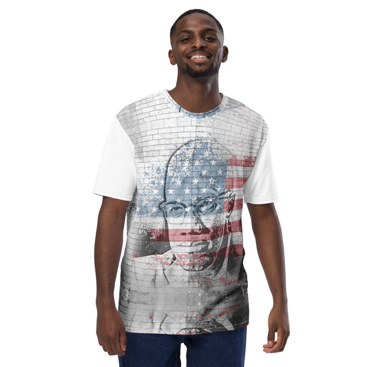 Malcolm X All-Over Print Men's Crew Neck T-Shirt - Souled Out World