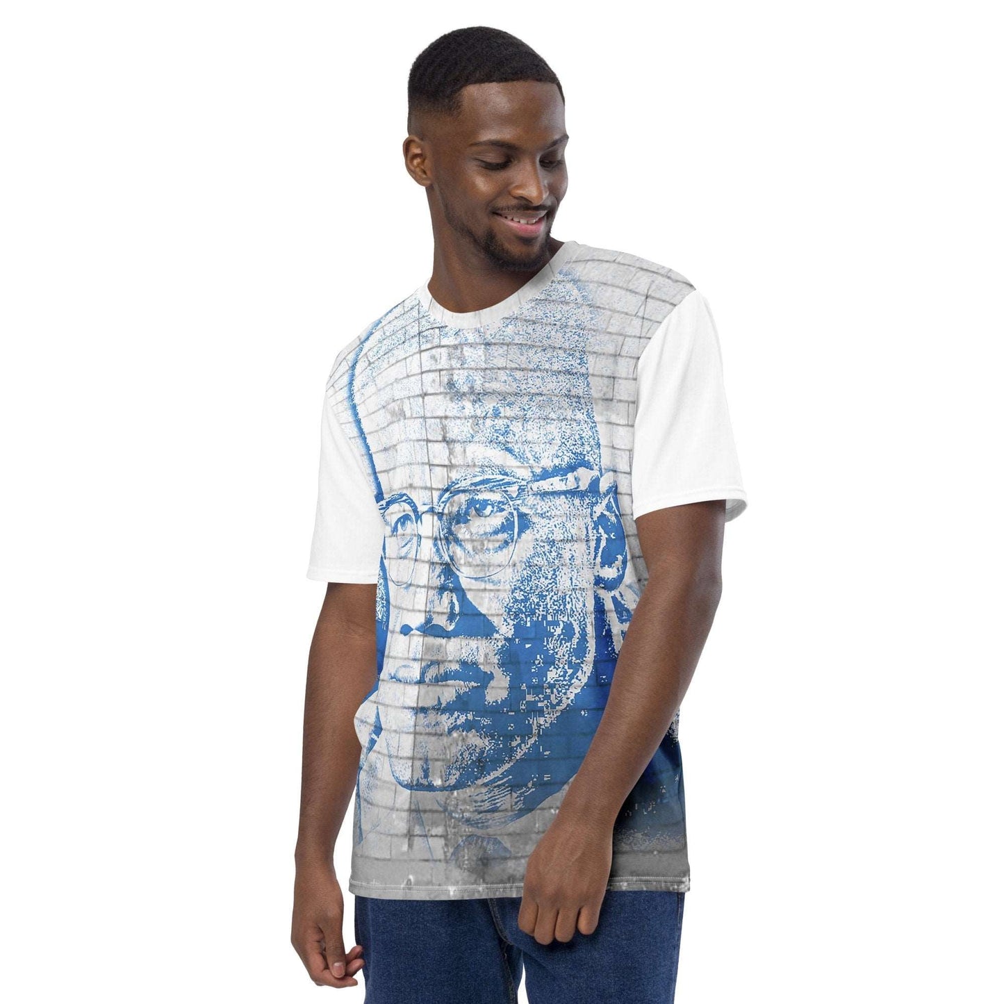 Malcolm X All-Over Print Men's Crew Neck T-Shirt - Souled Out World