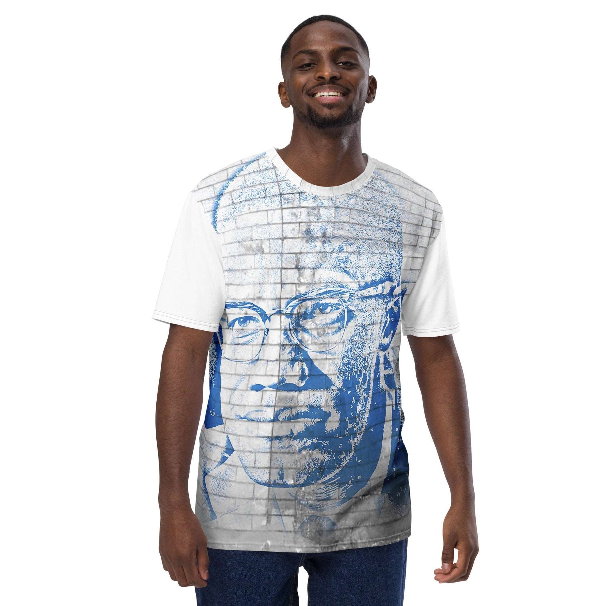 Malcolm X All-Over Print Men's Crew Neck T-Shirt - Souled Out World