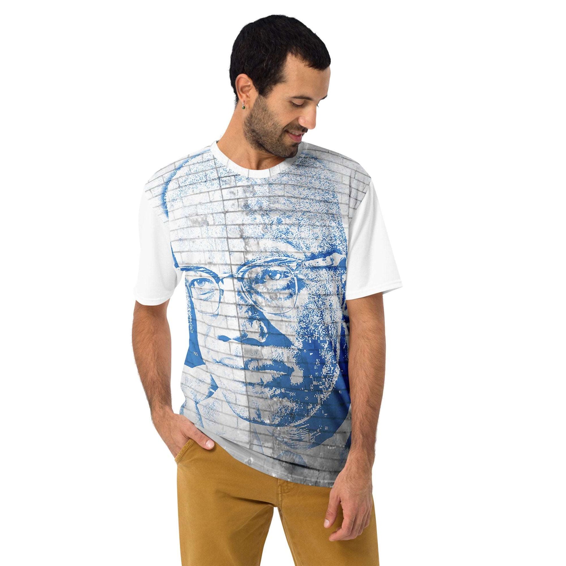 Malcolm X All-Over Print Men's Crew Neck T-Shirt - Souled Out World