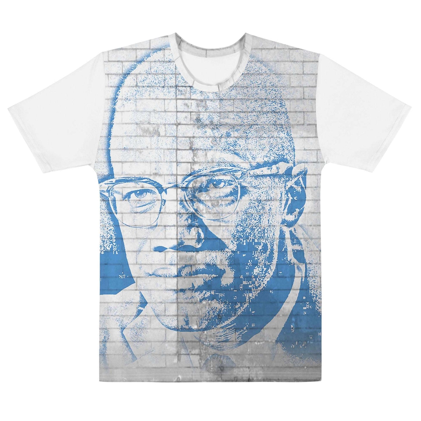 Malcolm X All-Over Print Men's Crew Neck T-Shirt - Souled Out World