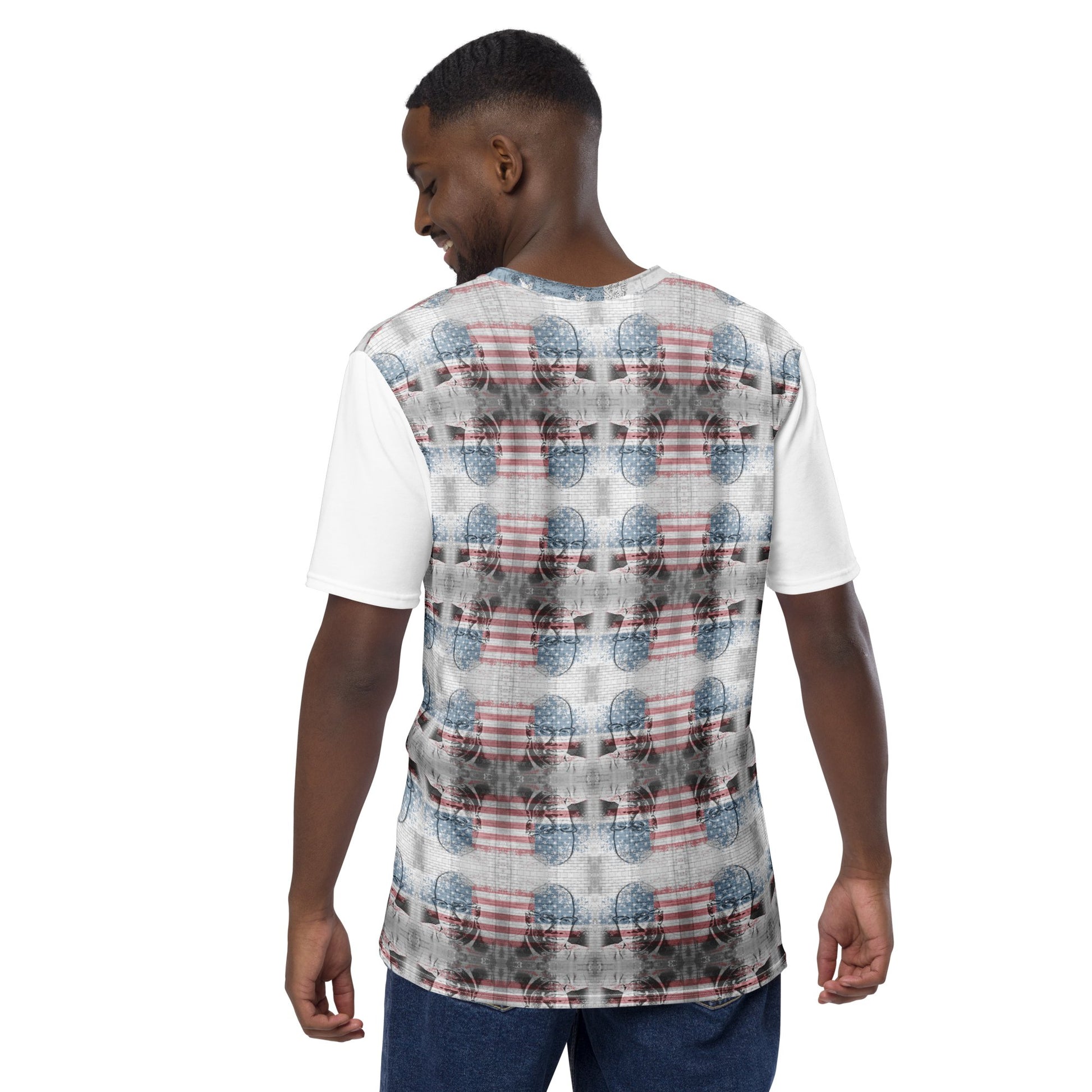 Malcolm X All-Over Print Men's Crew Neck T-Shirt - Souled Out World