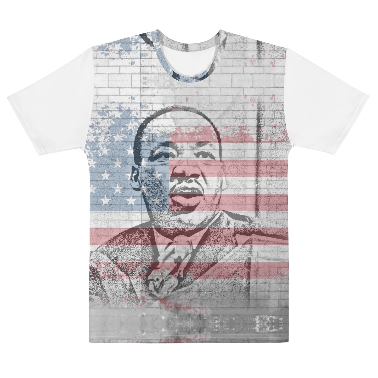 Martin Luther King Jr. All-Over Print Men's Crew Neck T-Shirt - Souled Out World